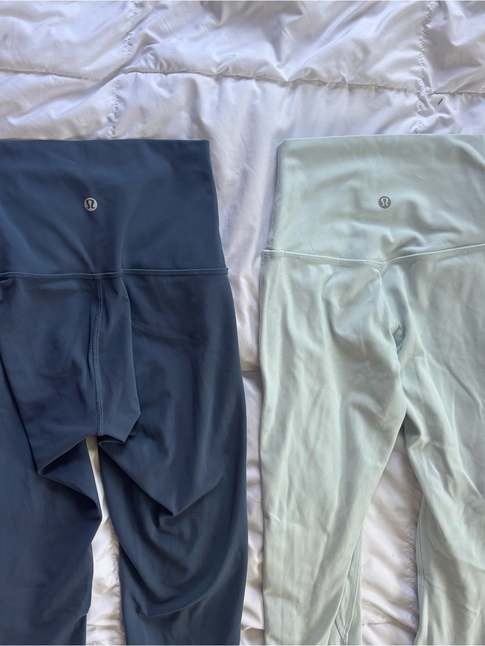 lululemon athletica align High-Waist Leggings bundle Navy & Light Mint - 0 and 2